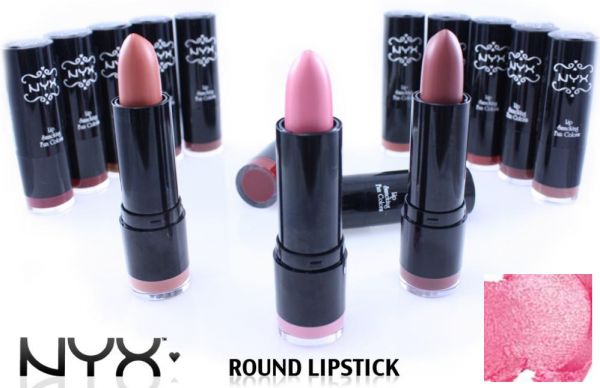 Batom NYX Round Lipstick - Cor: Pink Jewel