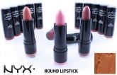 Batom NYX Round Lipstick - Cor: Alecto