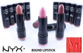 Batom NYX Round Lipstick - Cor: Eros